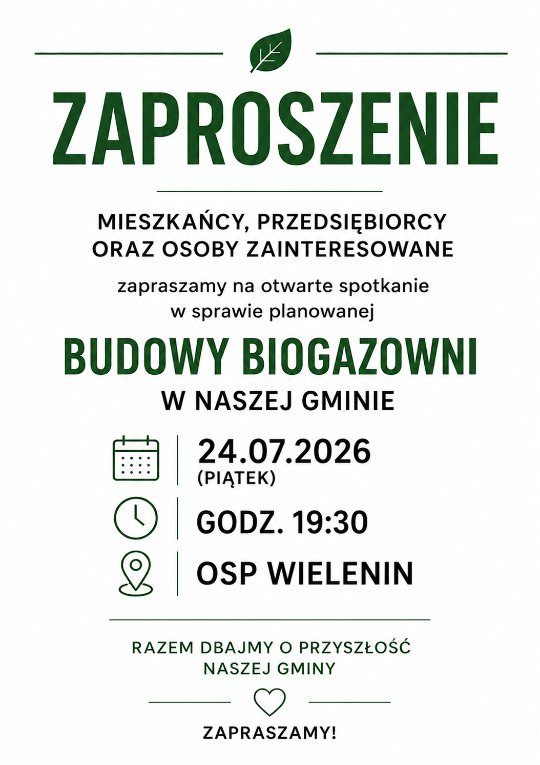 informacja o biogazowni w Uniejowie